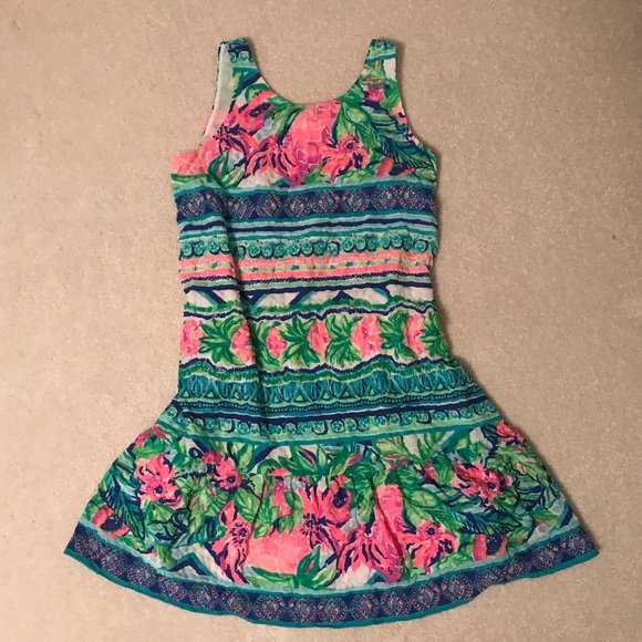 NWT Lilly Pulitzer Gabriella Dress Multi Daiquiri - Picture 4 of 5